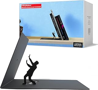 Artori Design Book Ends to Hold Books Heavy Duty - Hidden Metal Bookends for Shelves Desk or countertop - Bookend Book Hol...