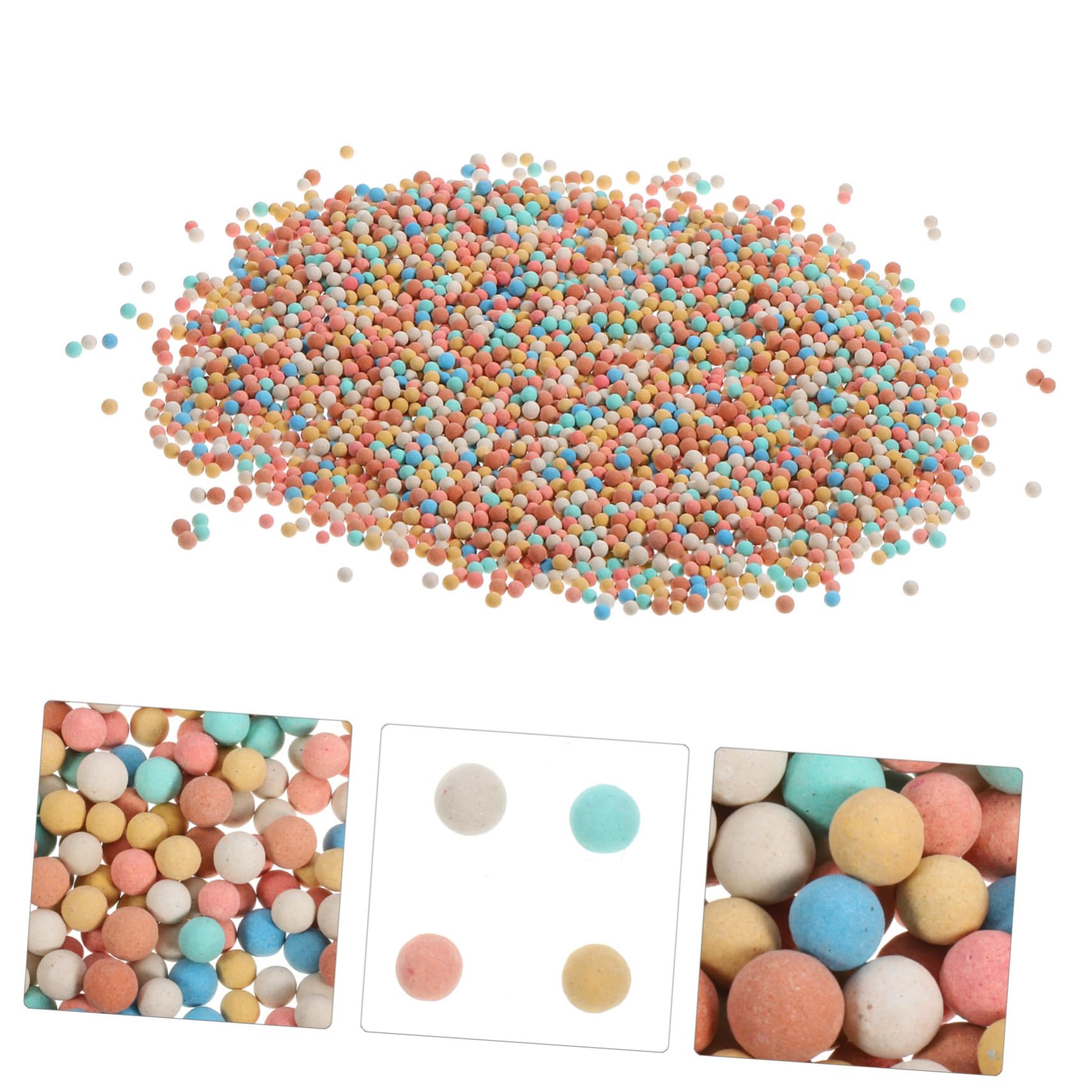 BESTonZON Céramsite Décoratif pour Pots de Fleurs 500g/ Argile Naturelle pour Plantes Succulentes et Bonsaï Utilisation en Poterie et Jardinière