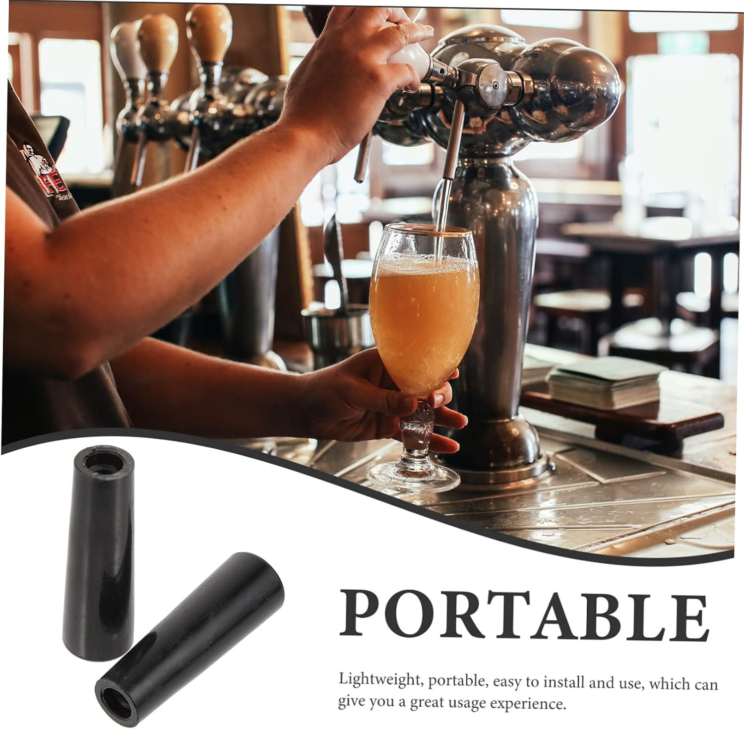 Beer Faucet Handle Keg Tap Handle Heavy Duty Beer Taps Perfect for Home or Commercial Bars