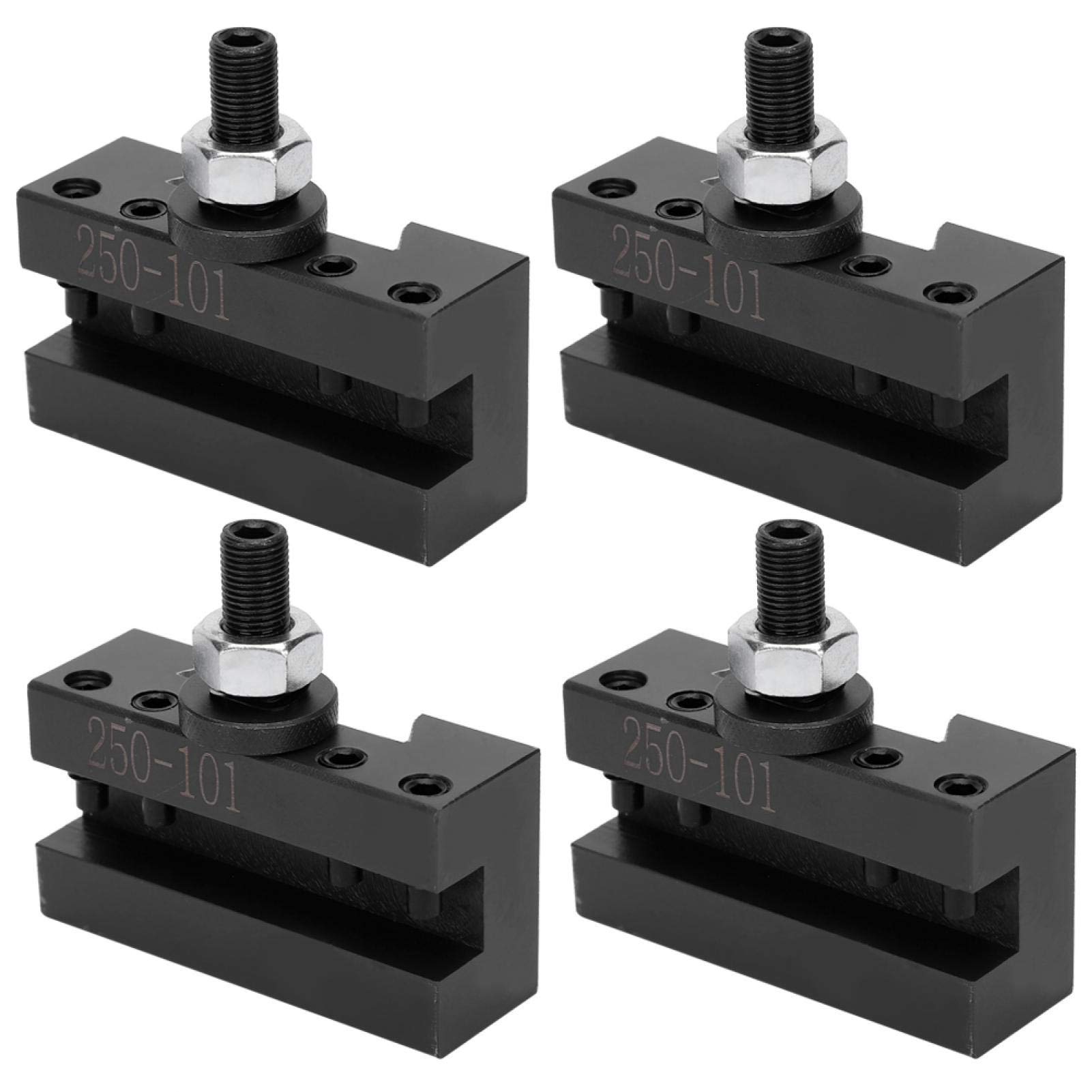 Jeanoko 4 pièces 250-101 outil d'alésage à changement rapide en acier à haute teneur en carbone outil à changement rapide post CNC accessoires d'outil de tour pour montage d'outil CNC