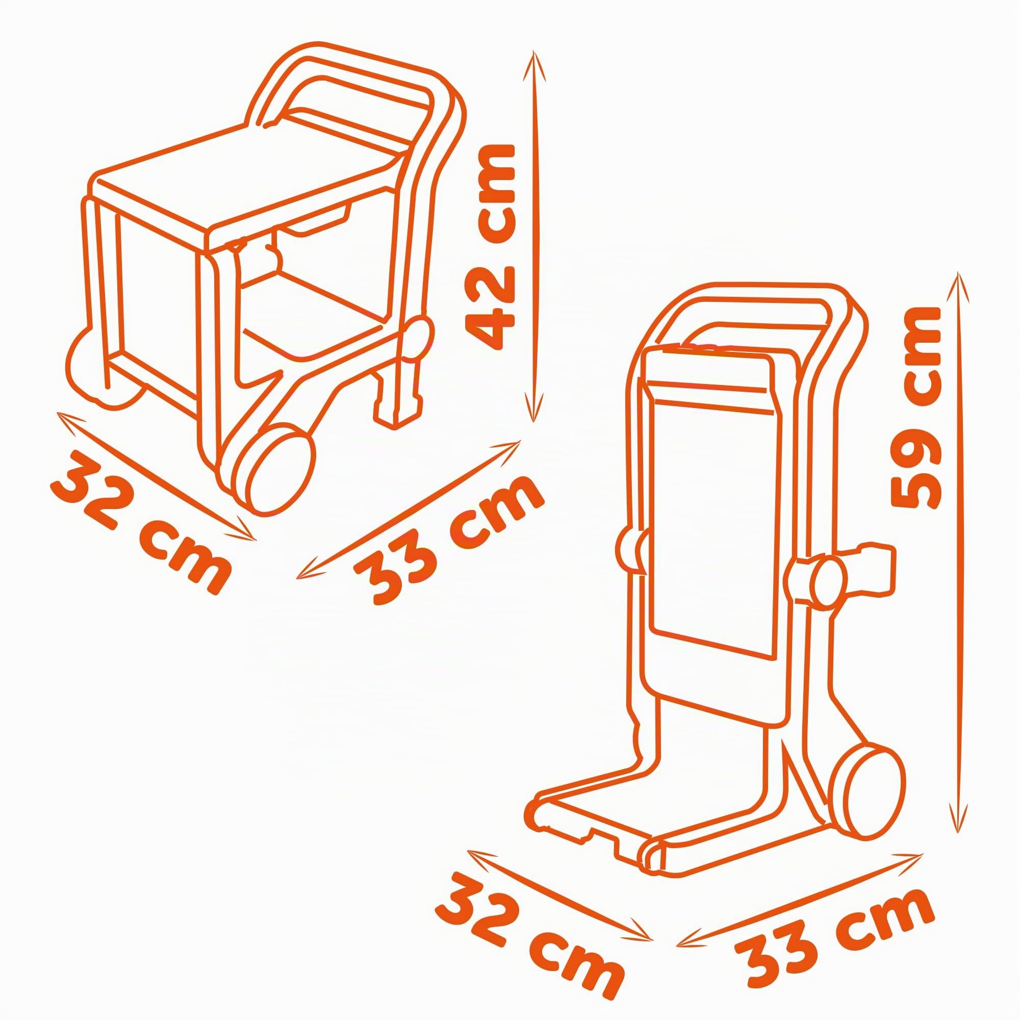 Smoby - Black+Decker - Carrello + Banchetto 3 in 1 - Giocattolo fai da te per bambini - 19 Accessori - 7600360219