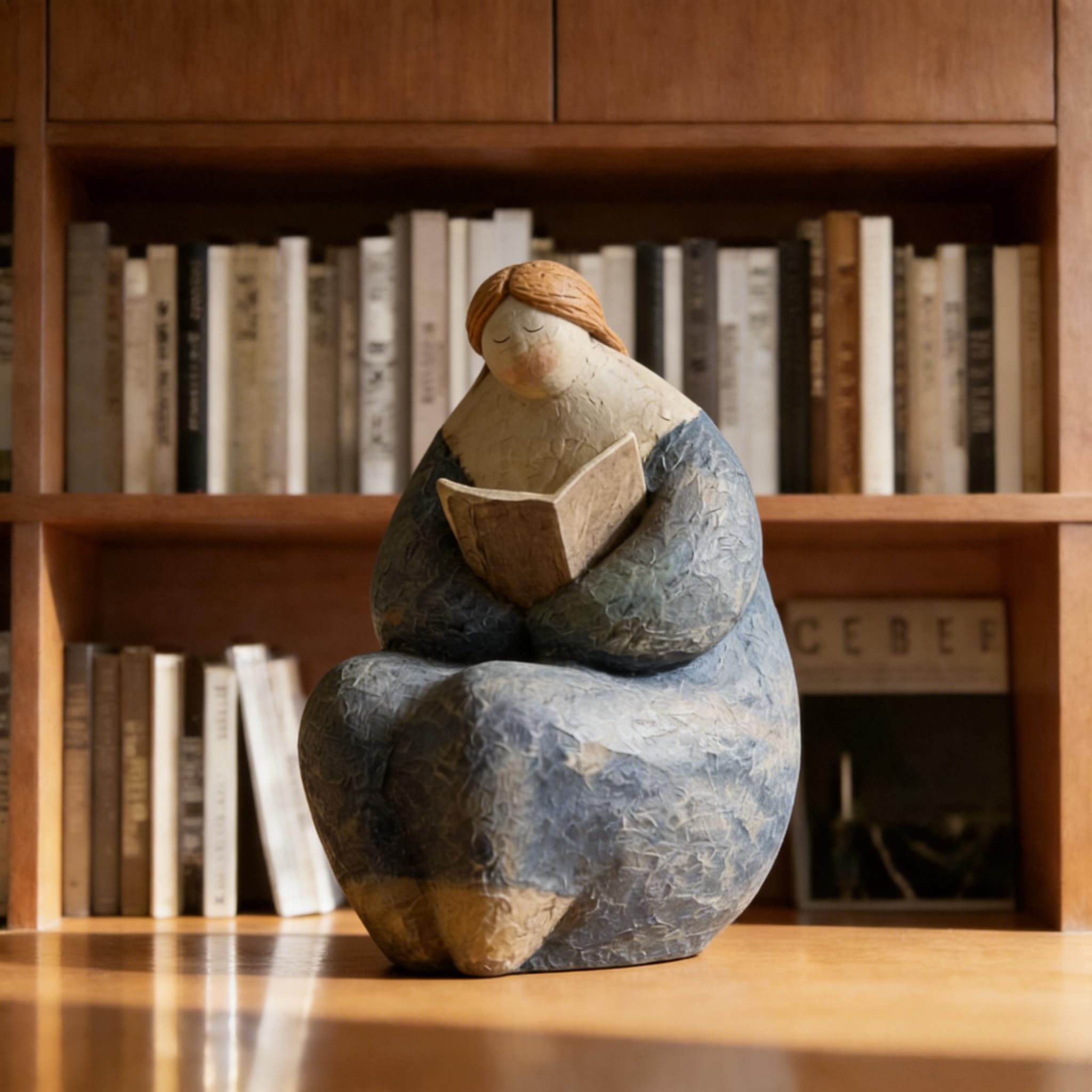Sculpture de lecture pour femme le cadeau idéal pour amoureux des livres