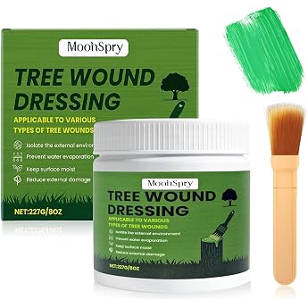 exatta Cotton Wax Wound Closure with Brush 227g | Wound closure for trees, tree resin wound closure, cotton sealant, wound se