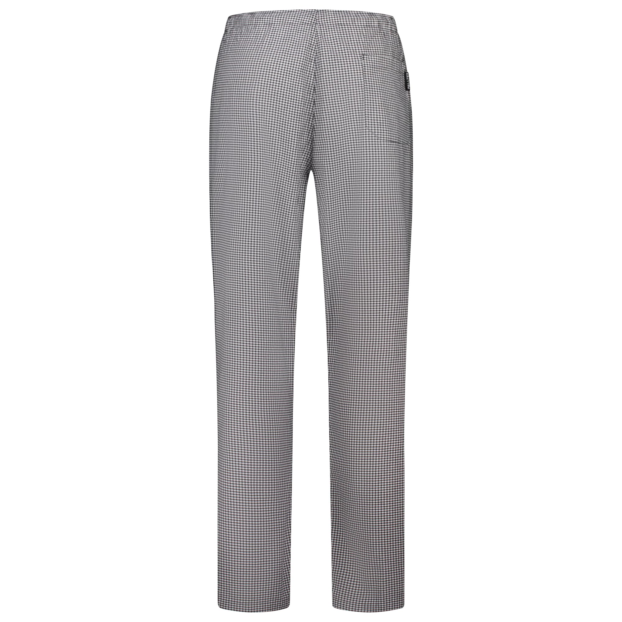 PALLTEX Alfredo Pantalon Cuisine Homme 100% Coton avec Taille élastique Pantalon de Cuisine Homme/Femme Professionnel Conforme à la Norme en 13688