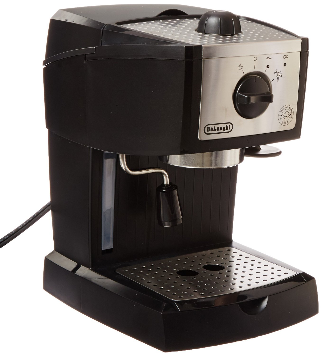 DeLonghi EC155 15 Bar Espresso and Cappuccino Machine Black