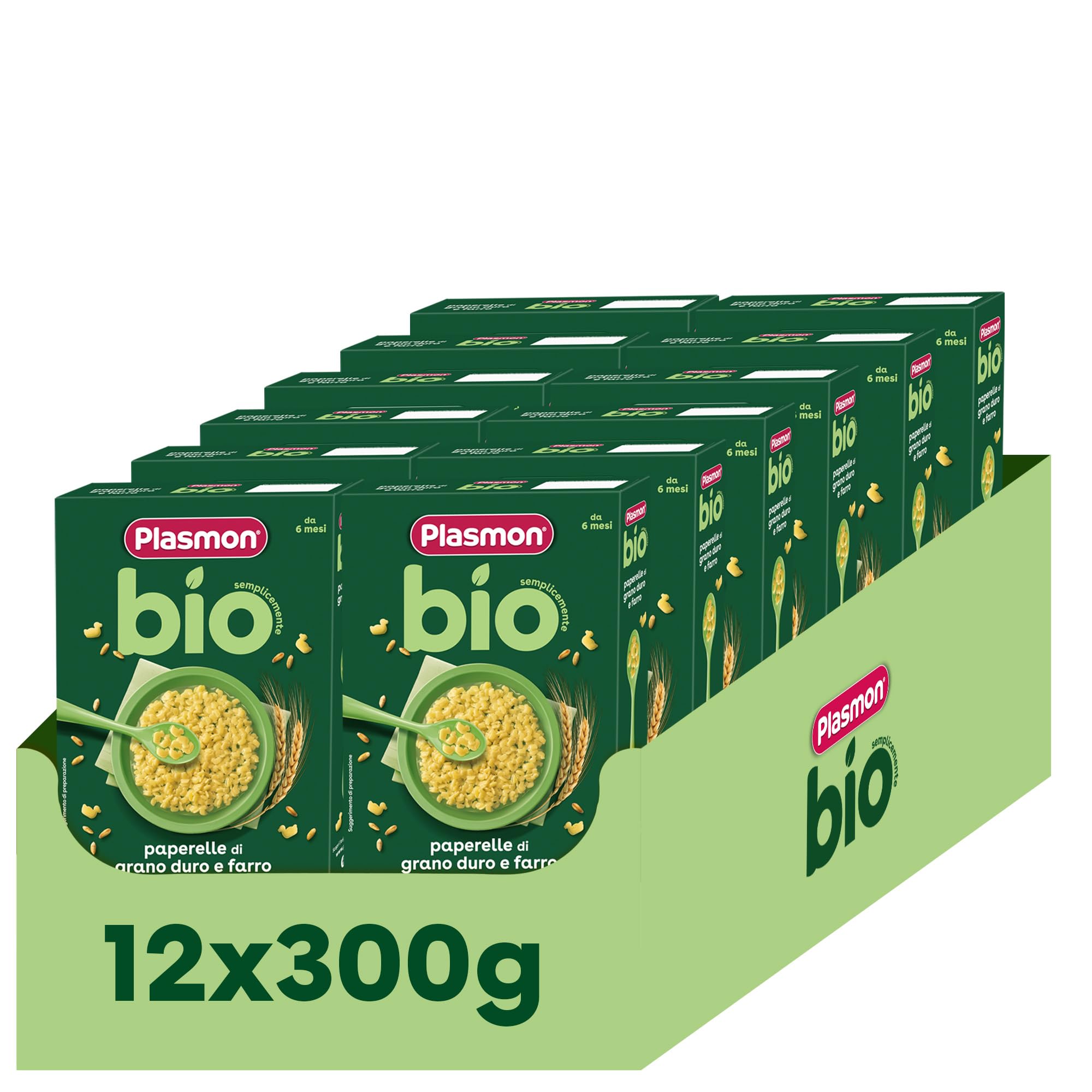 Plasmon BIO Pastina Paperelle 300g (12 Confezioni)