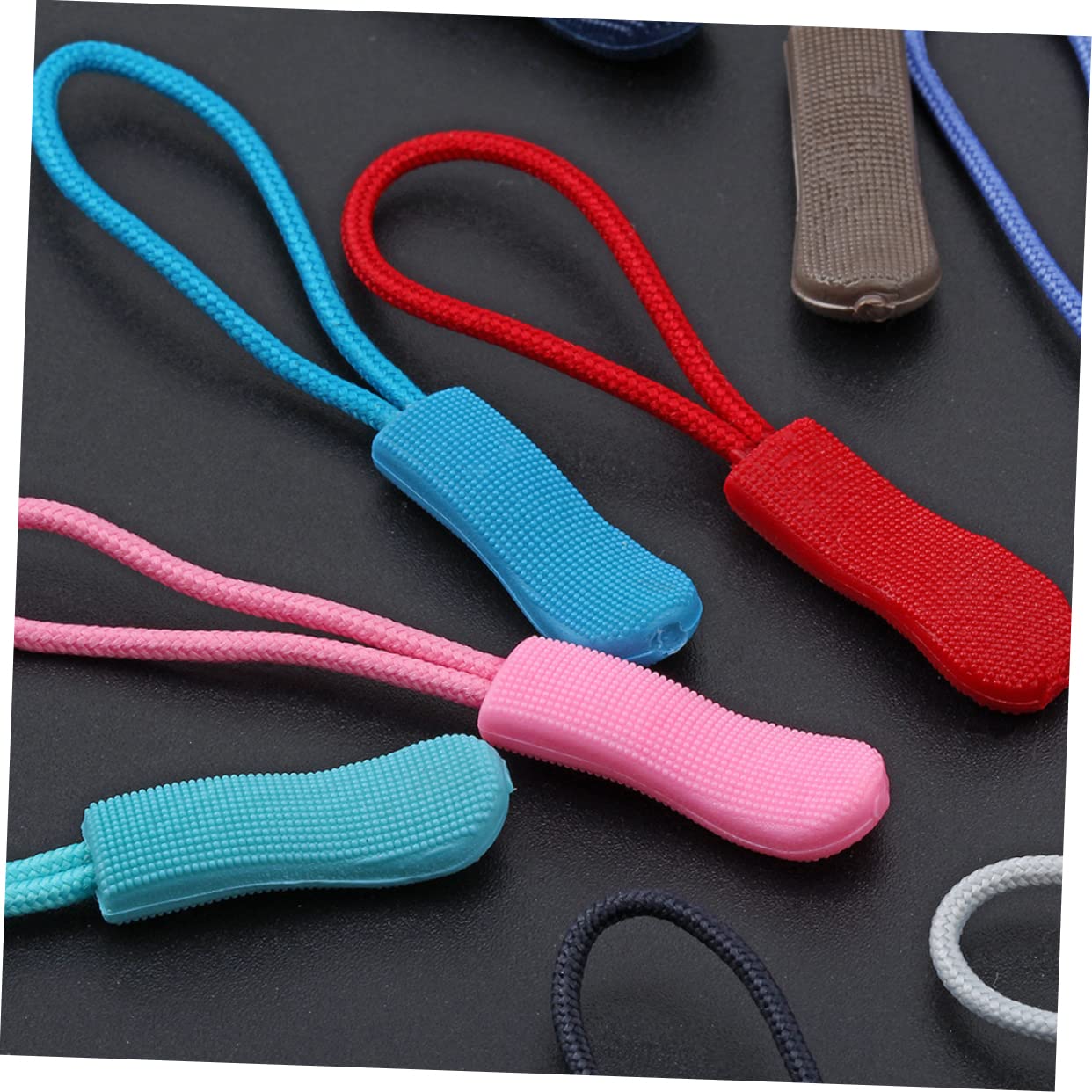 STOBOK 360 Uds Tirador De Cremallera Para Ropa Tirador De Cremallera Para Equipaje Bolso Con De Deslizadores De Reparación De DIY Cabezal