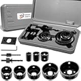 12-Piece Hole Saw Kit, Includes 8 Sizes (3/4