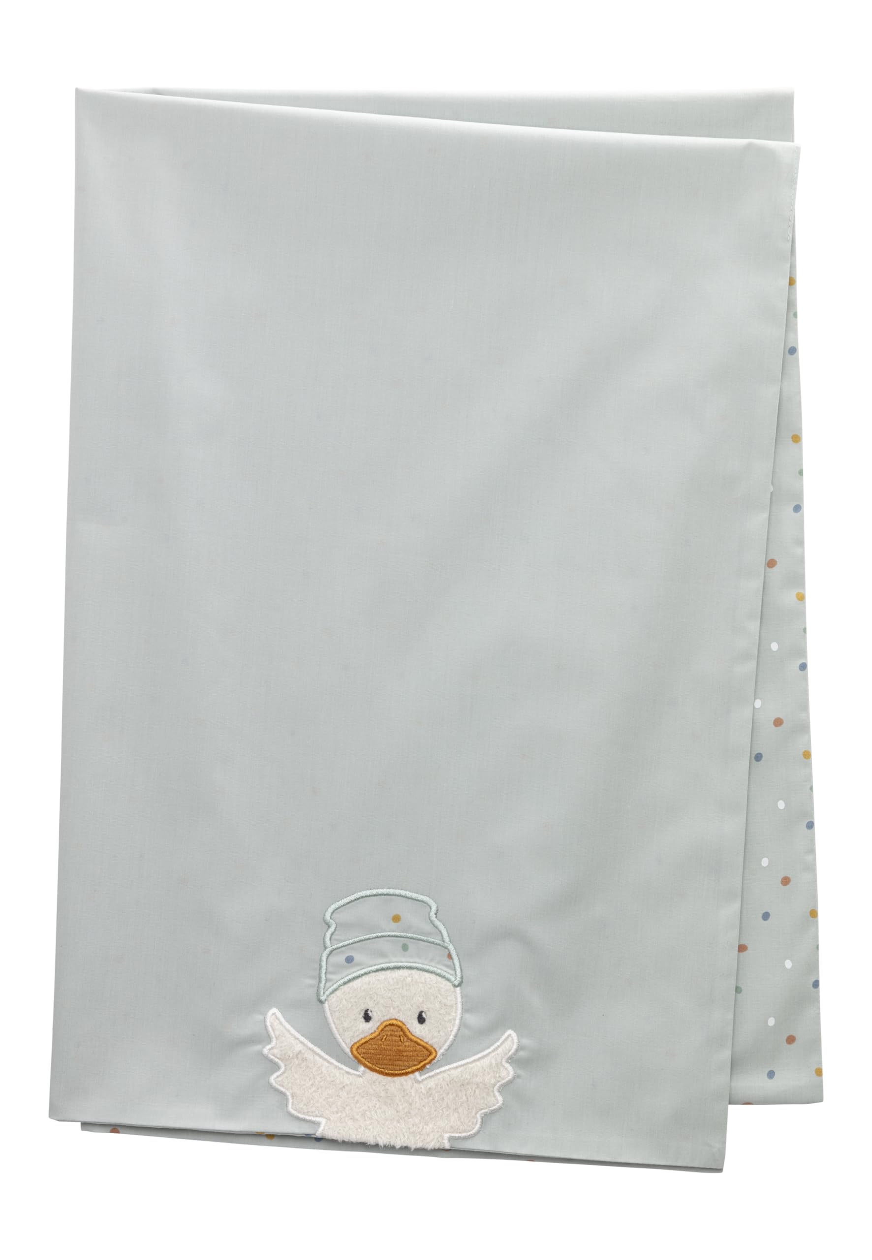 UV Decke Ente Edda Lou, Schmusedecke zum Wenden mit UV 50+, 70 x 100 cm,