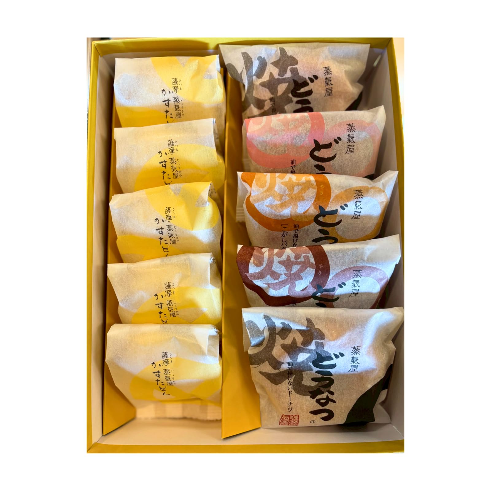 ⭐︎薩摩蒸気屋かすたどん10個　唐船峡　名門の粋　めんつゆ　焼きどうなつ Amazon.co.jp: 【薩摩蒸気屋】 かすたどん5個 焼きどうなつ5個 詰合せ