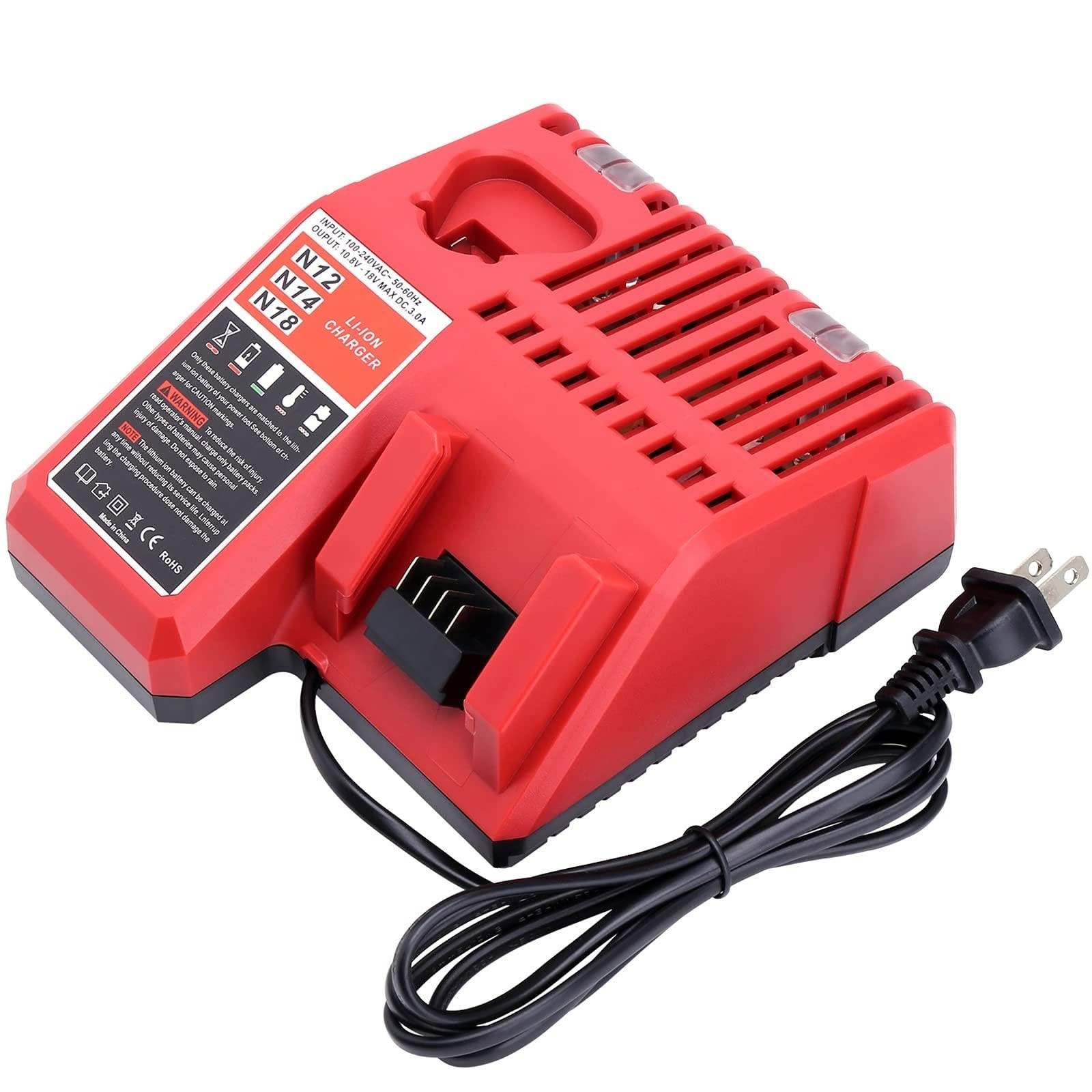 12V 18V Multi-Voltage Battery Charger Compatible