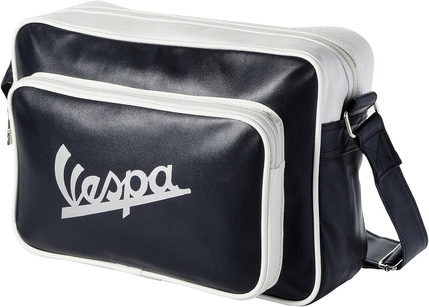 VESPA 15.4'' Laptop shoulder bag navy/white Amazon.co.uk Shoes