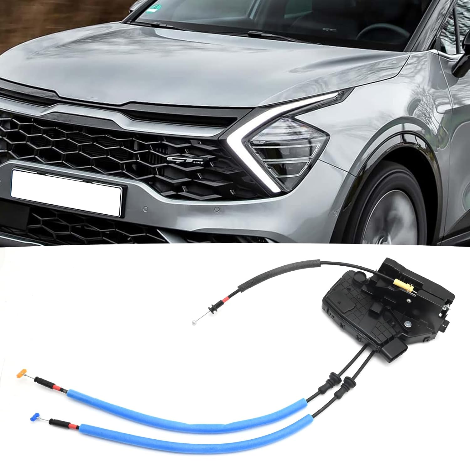 81410D9000 Power Door Lock Actuator Latch, Replacement for Kia Sportage 2017-2022 Rear Left Door, Replaces 81410-D9000 72275