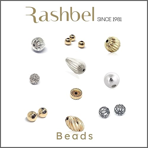 Miniatura 4 de Cuentas redondas lisas rellenas de oro amarillo de 0.079 in, se venden en paquete (100 piezas) cuentas lisas para manualidades de joyas, ideal para