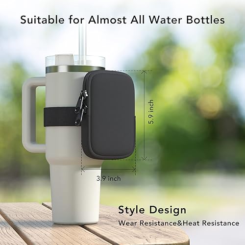 Miniatura 3 de ZGFEIDE Bolsa para botella de agua para Stanley Quencher Adventure 40oz y Stanley IceFlow 20oz 30oz