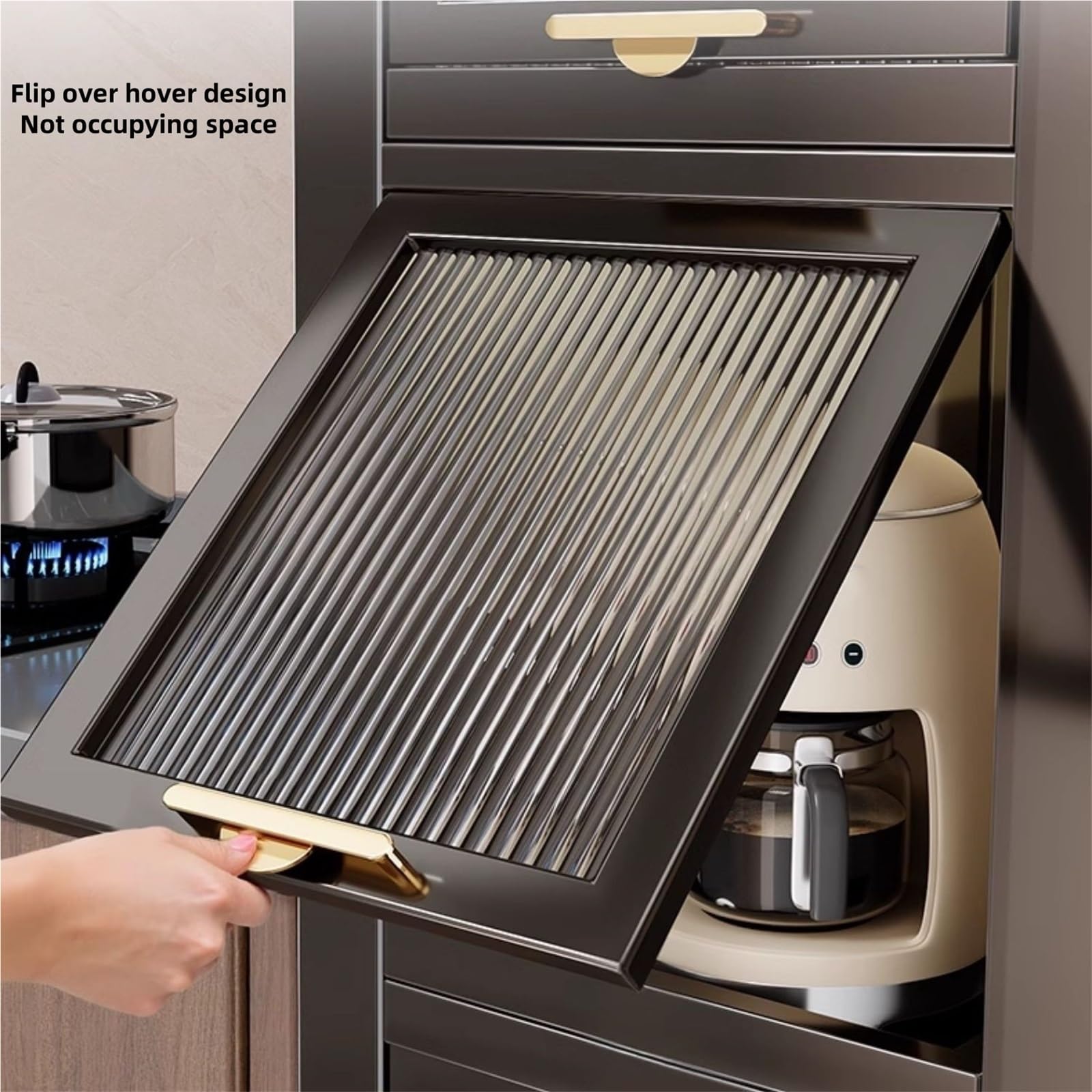 Gabinete de almacenamiento de cocina delgado con puertas acrílicas, carrito de despensa alto y estrecho con ruedas, ahorro de espacio para comedor y cocina (30 x 40 x 163 cm), ideal para espacios