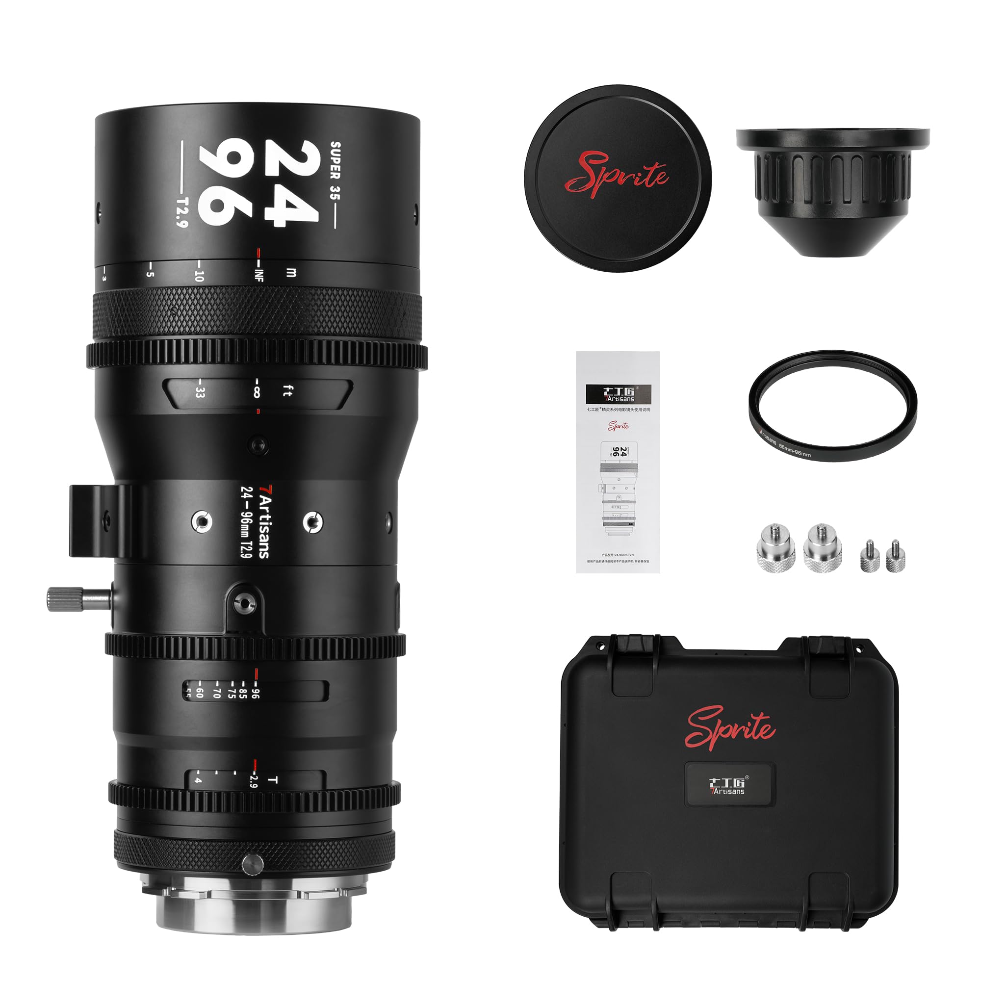 Amazon.com : 7artisans Spirite Zoom 24mm-96mm T2.9 Professional