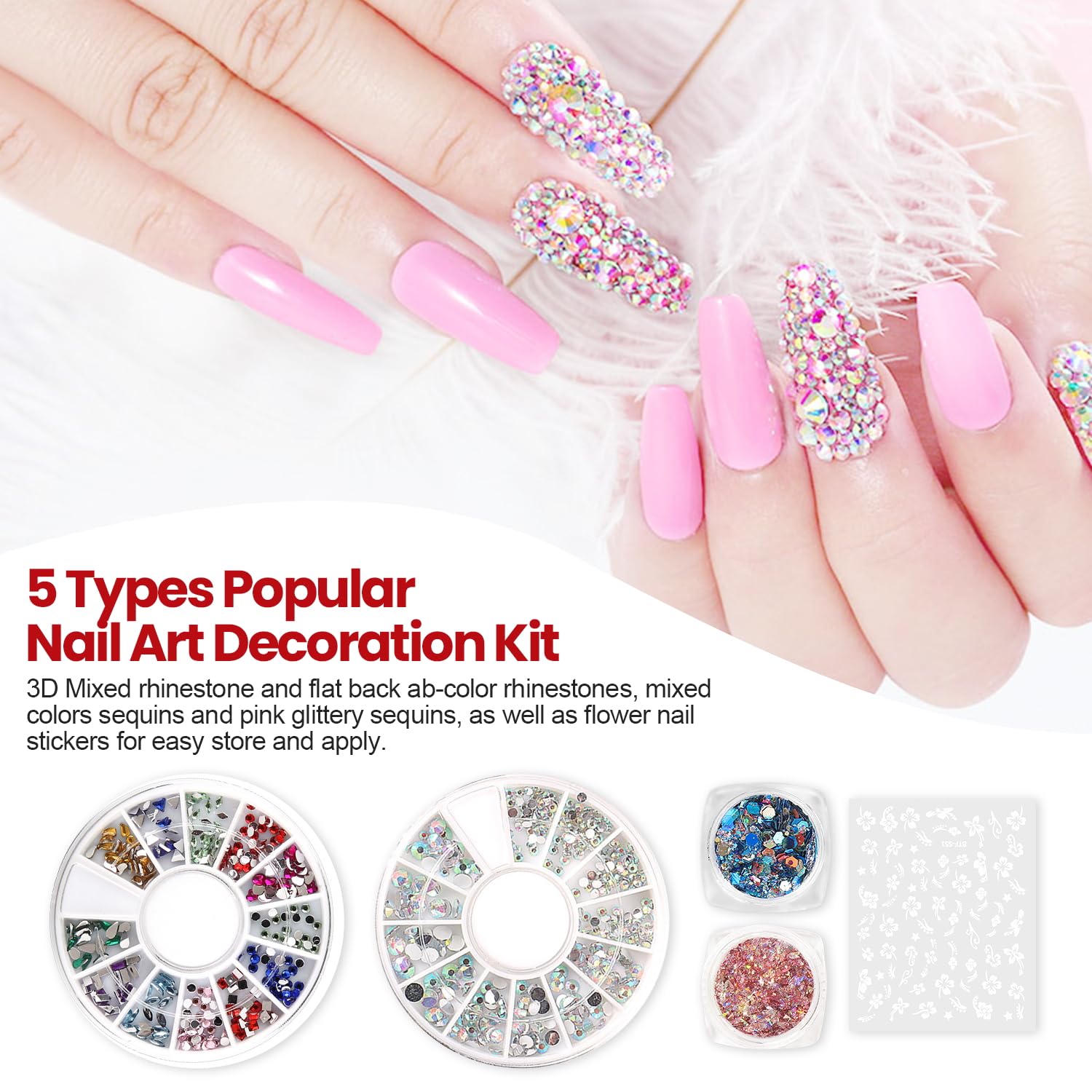 Lavender Violets 73 Pcs Gel Nail Polish Kit with U V Light, 45 Colors with Nail Primer,Builder Base,Matte & Glossy Top Coat Soak Off Manicure Tools Gifts for Women Easter LA01