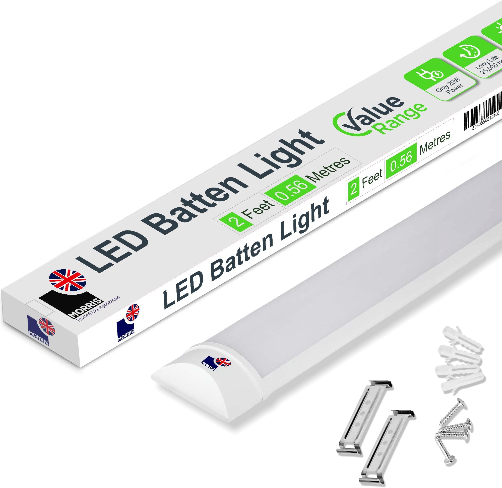2ft LED Batten Light