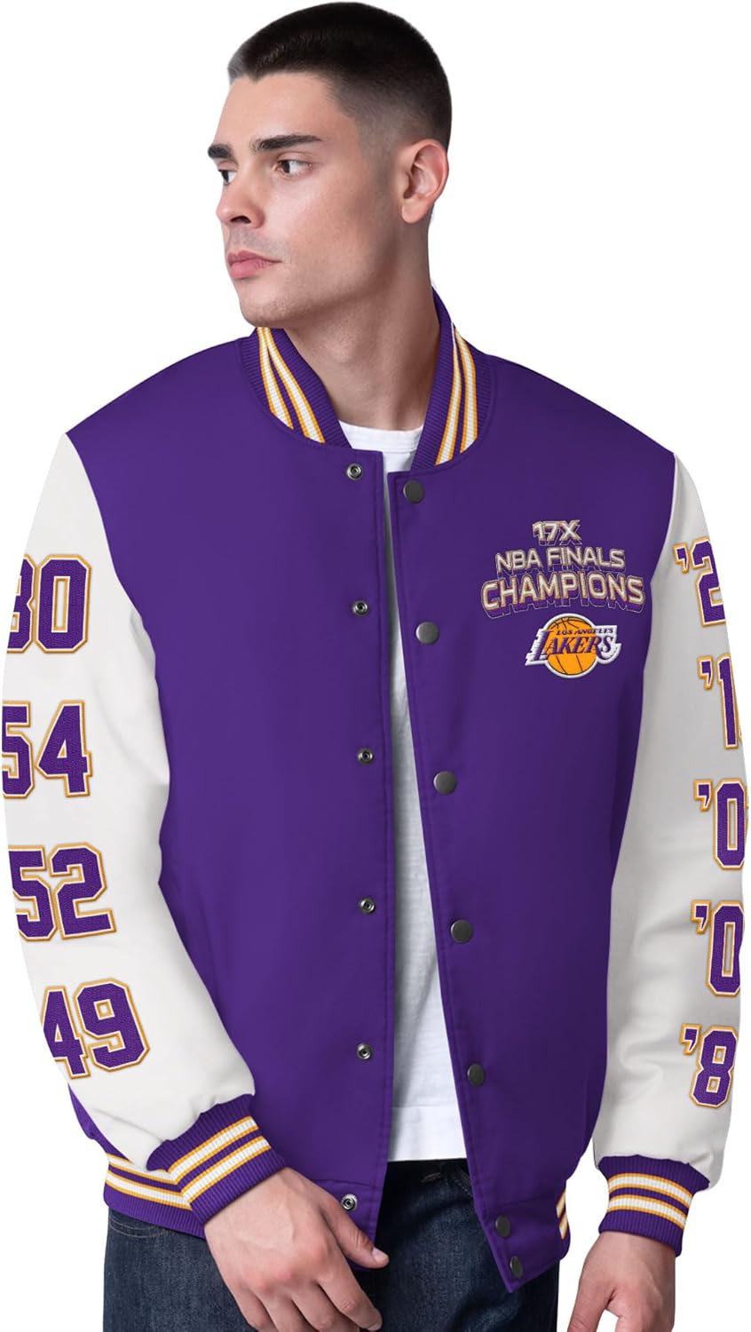 G-III Sports Men's Change Up NBA Finals Champions Commemorative Varsity Jacket
