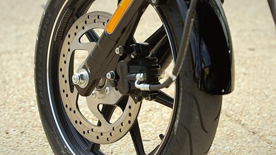 GEO Disc Brake Plate Front & Rear Compatible for Harley Davidson Street 750/ Harley-Davidson Street Rod Front/Rear Wheel 41500122