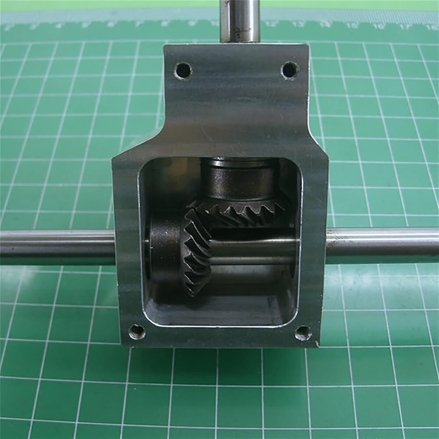 Miter Transmission 1pcs Dual Shaft 8mm 10mm Bevel Gearbox 1:1 Transmission 90 Degree Bevel Gearbox Angle Steering Gearbox Speed Reducer Commutator Pinion Mechanical (Color : 10mm Shaft)