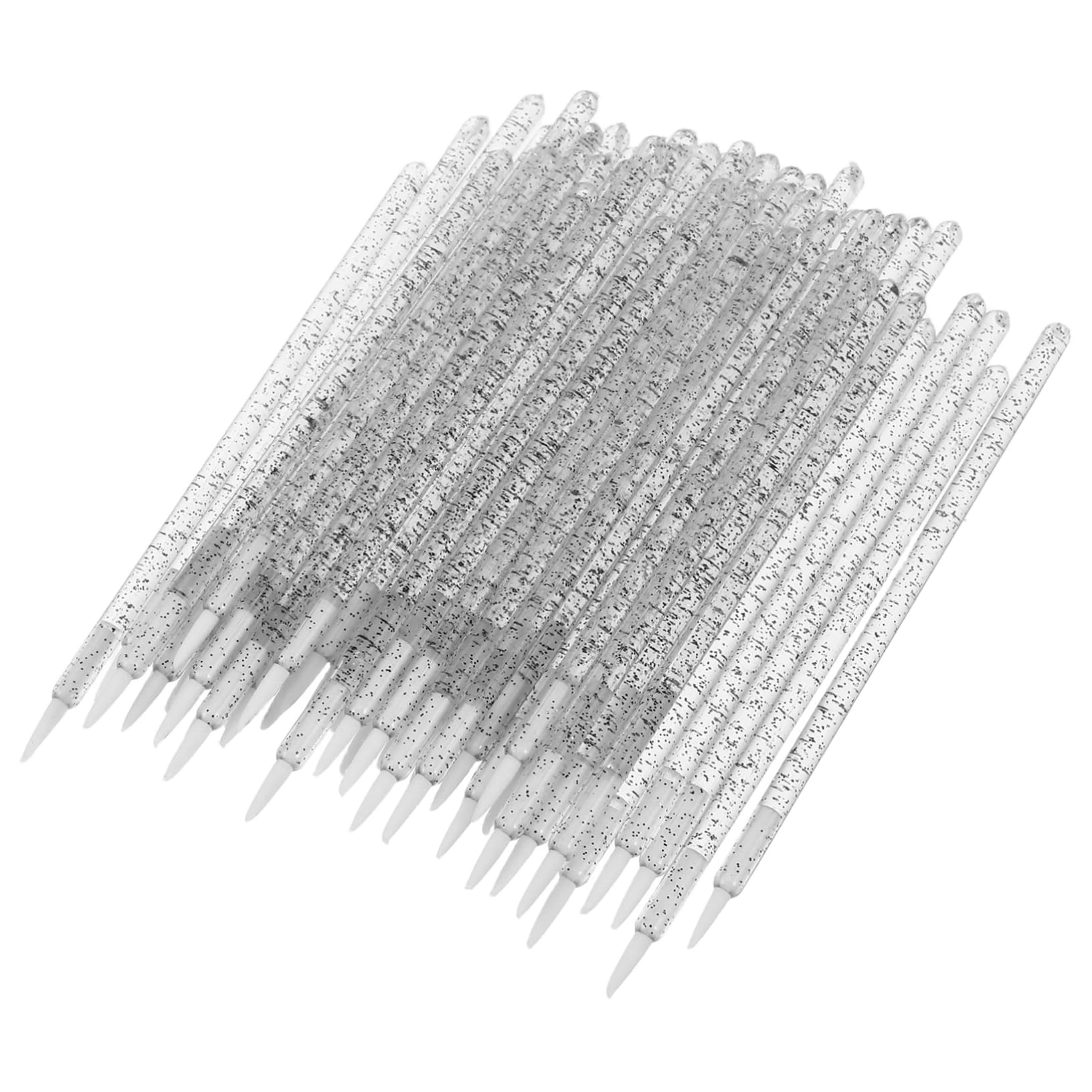 FRCOLOR 1 Bag of Double-end Eyeshadow Brushes Lip Brushes for Women Girls Salon Beauty Cosmetic Make up Tool Eye Liners Applicator Disposable Eyeliner Brush