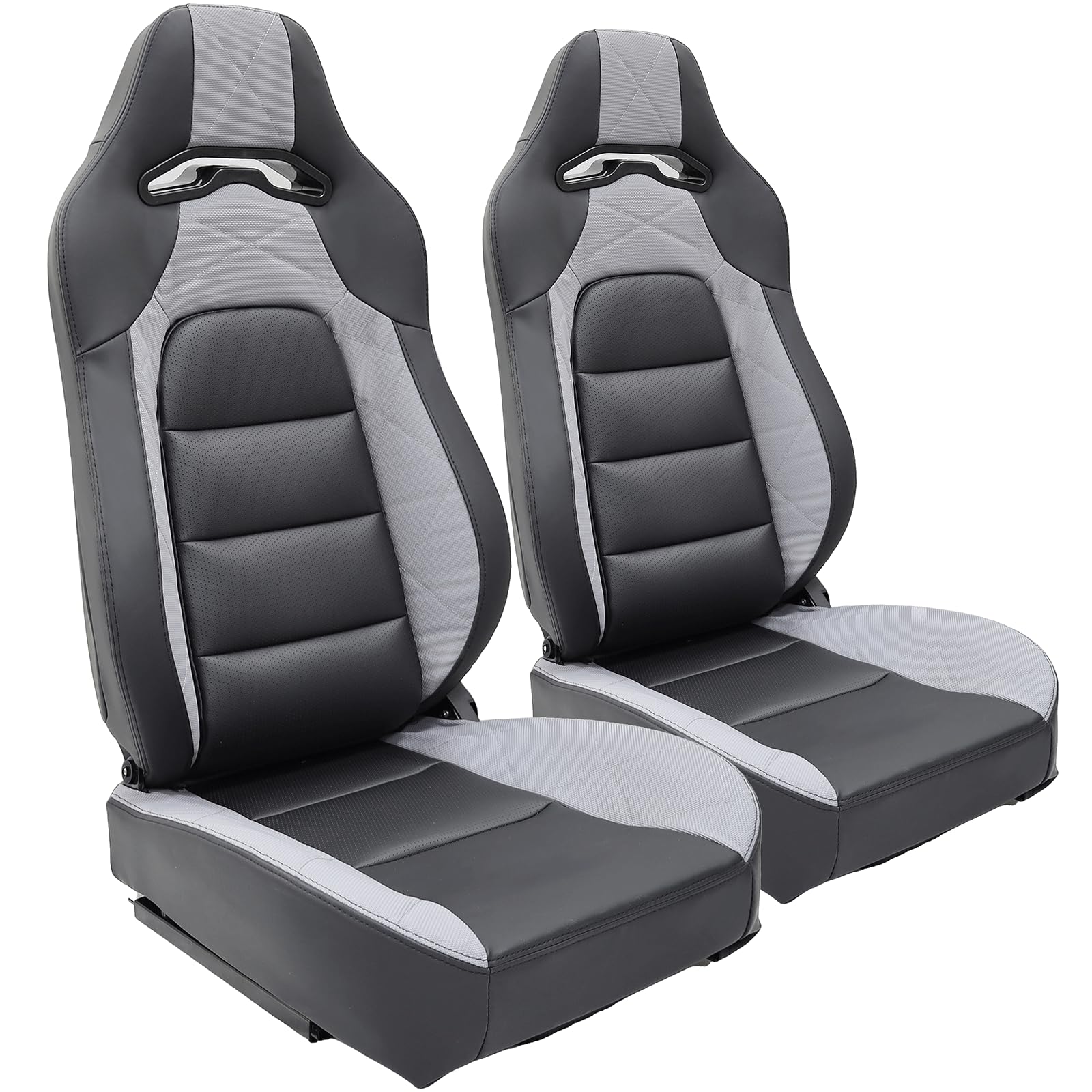 Adjustable Backrest Car Seats 2 Racing Seats For Cars - Universal ...