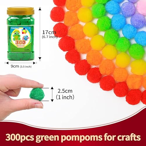 Vista 66 de Praisebank Pompones rojos, 90 unidades, 1.5 pulgadas, perfectos para artes y manualidades