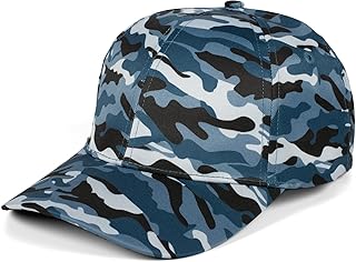 Cappello Unisex a 6 Pannelli con Motivo Mimetico colorato, Berretto da Baseball, Basecap, Regolabile 04023078