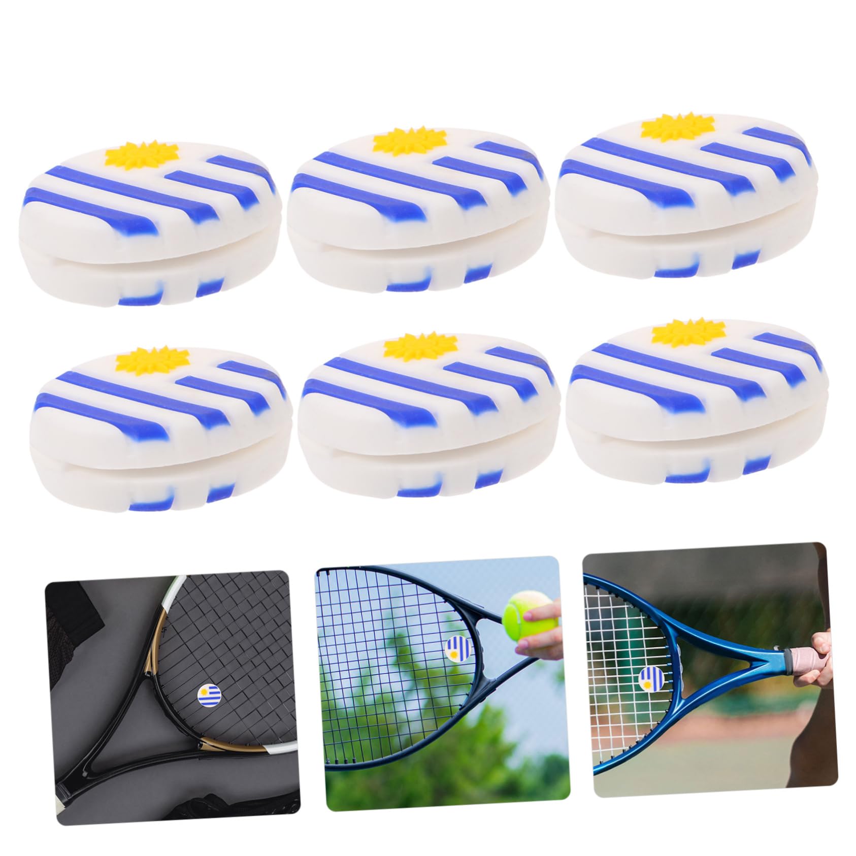 UPKOCH Racchetta da Tennis Ammortizzatore per Racchetta Clip Ammortizzatore per Racchetta da Tennis Ammortizzatore per Racchetta da Tennis Ammortizzatore per Racchetta da Tennis