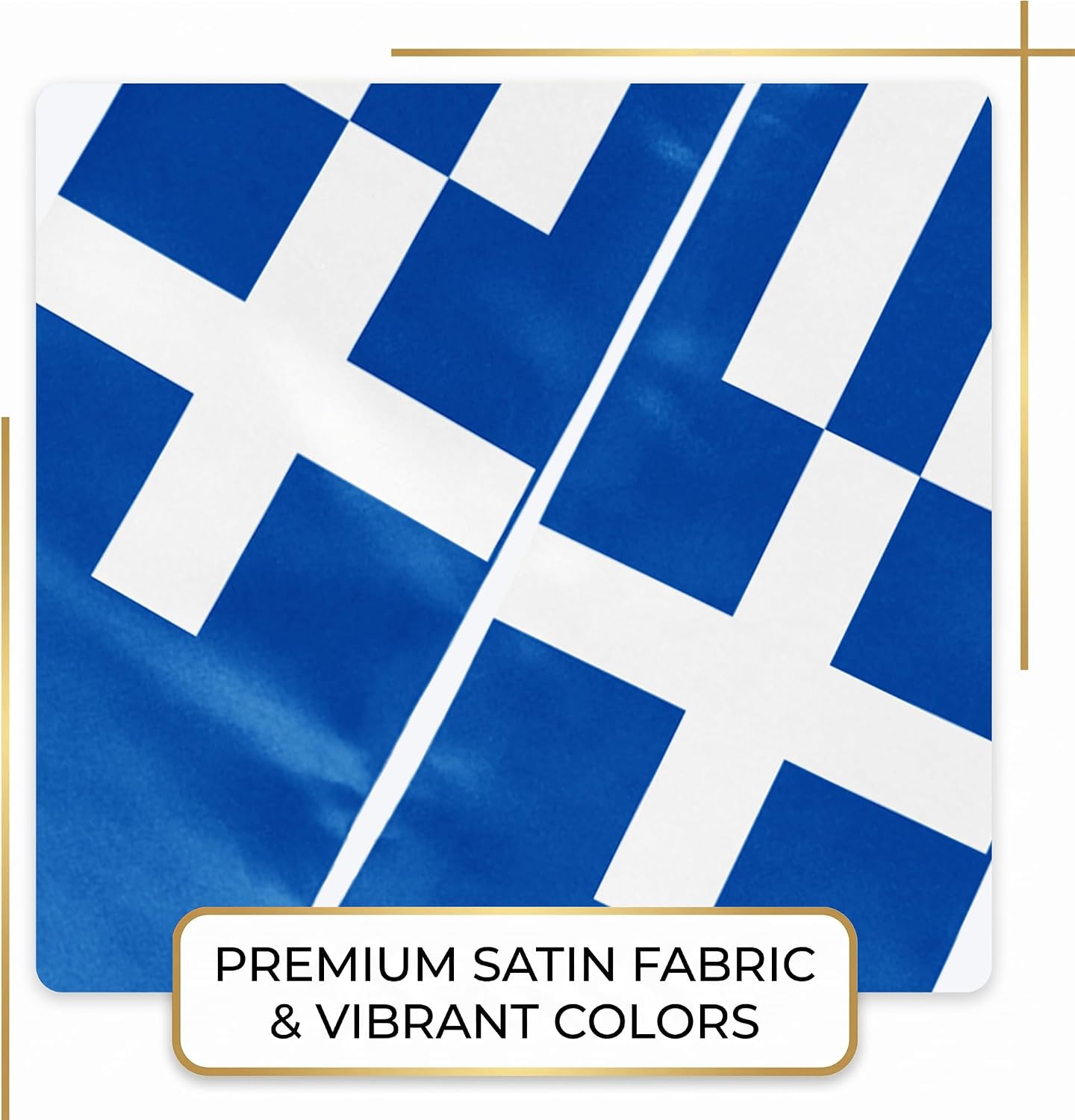 YOXEULL Flag Graduation Stole with Gold Tassels, Graduation Sash Scarf for International Graduates 72"