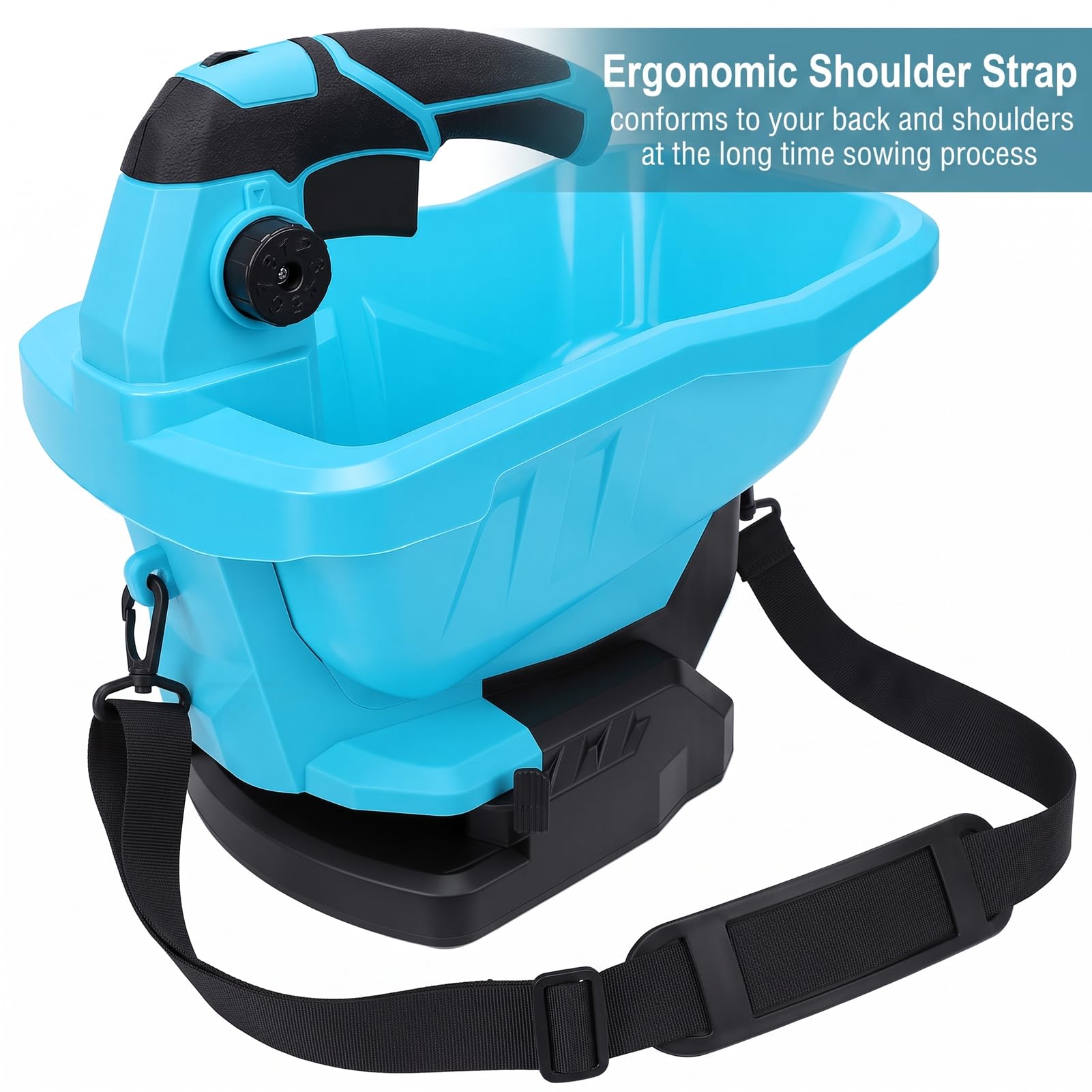 Épandeur électrique 3,8 L pour Batterie Makita 20V, Nu (Bleue)