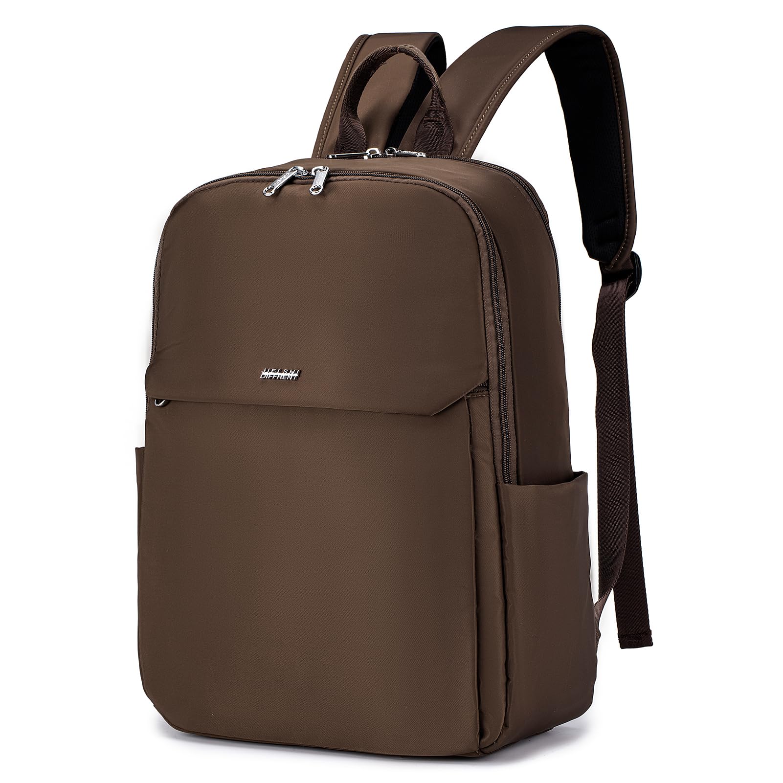 SPAHER 20L Mochila Viaje Cabina Avion 40x30x15 Iberia British Airways Travel Backpack Mochila Portatil 14 Pulgadas Impermeable Equipaje de Mano Pequeña Mochilas Escolares Universidad Casual Marrón