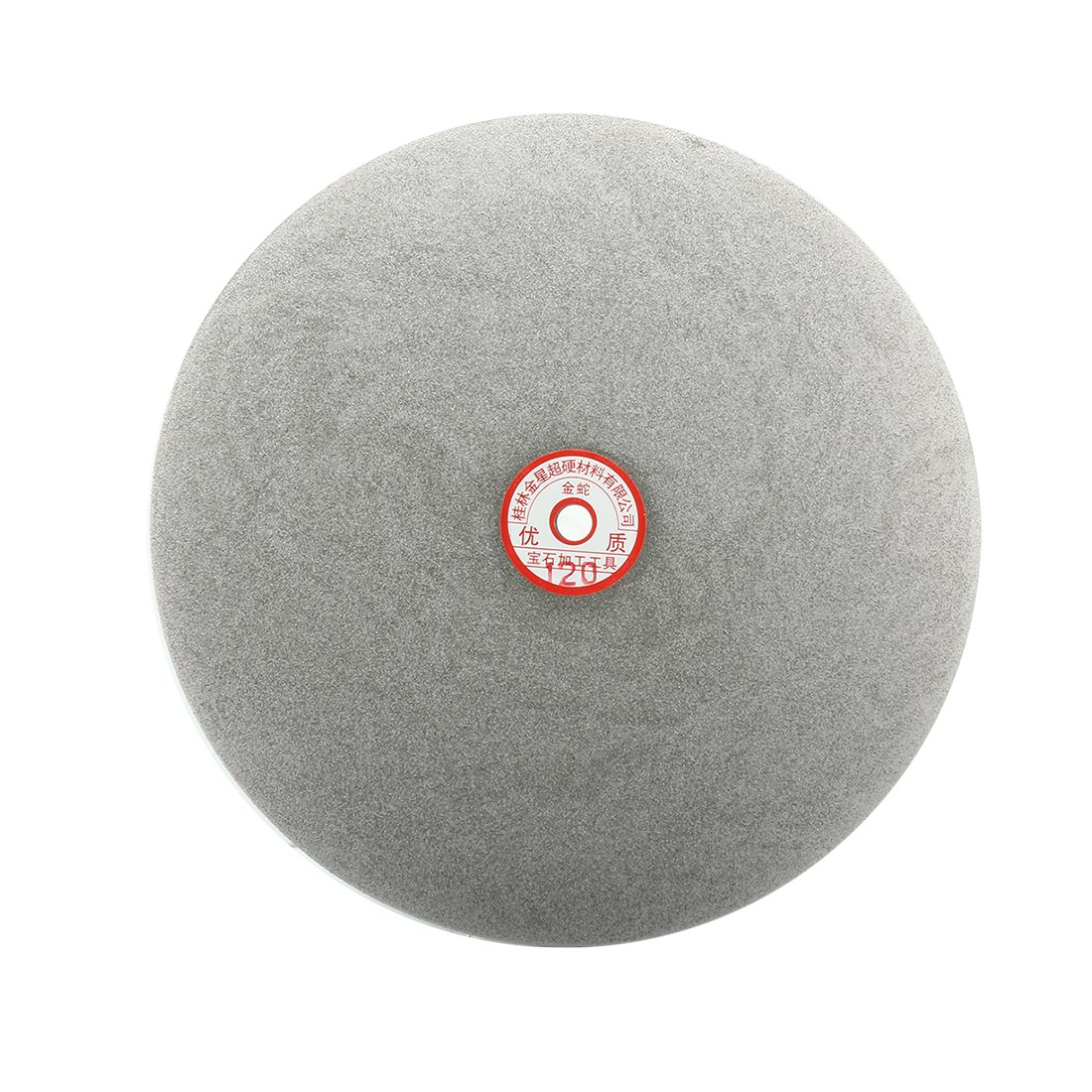 uxcell 300mm 12-inch Grit 120 Diamond Coated Flat Lap Disk Wheel Grinding Sanding Disc