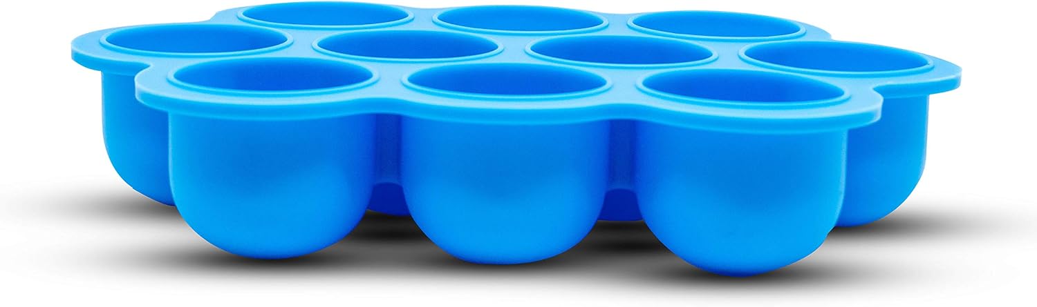 Callowesse Long-Lasting Reusable 10 75ml Compartment Baby Food Storage Tray with Lid, Various Uses, BPA-Free, Dishwasher Safe