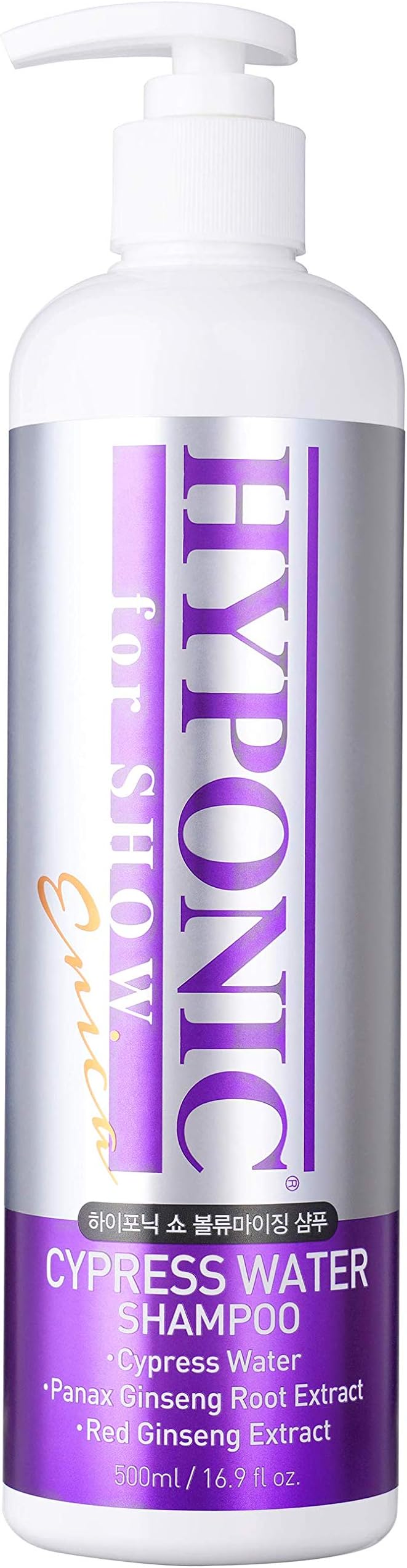 HYPONIC Cypress Water VOLUMIZING Shampoo - Professional Line for Advanced Formula, Optimized Cleansing and Performance 16.9oz (500ml)