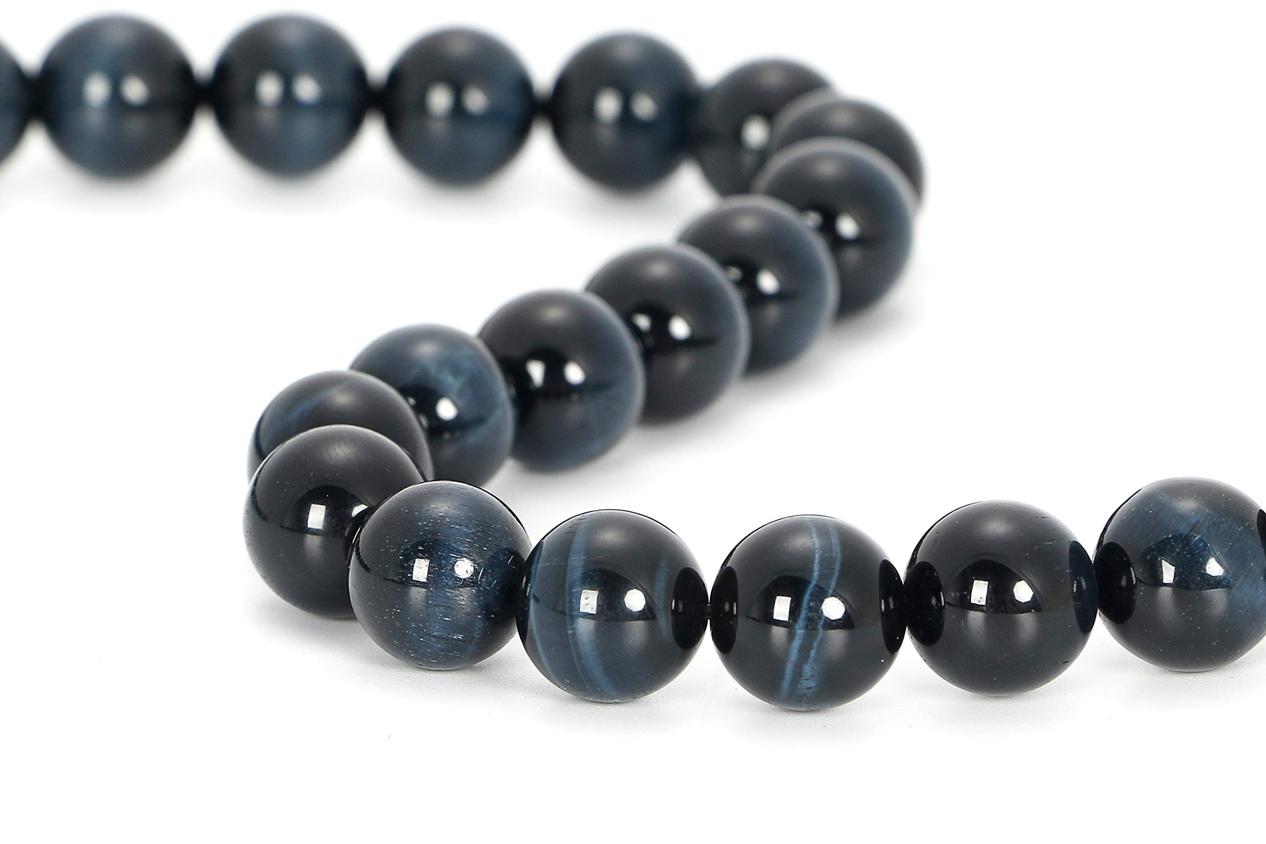 Amazon.co.jp: 【SmileStone】5A 青虎目石 ブルータイガーアイ