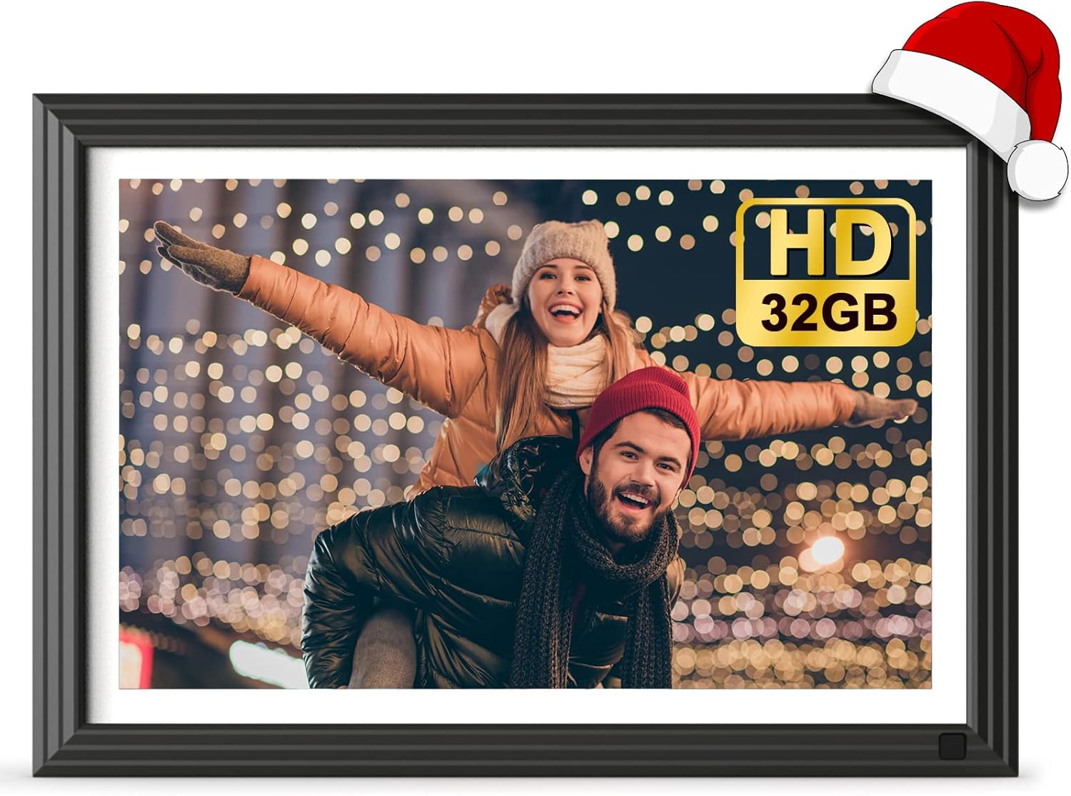 10.1 Inch Digital Picture Frame 32GB, WiFi Digital Photo Frame with HD