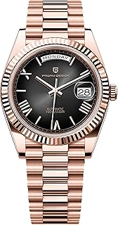 PD1783 DD40 Herren Uhr, NH36A Japanisches Automatikwerk, Day/Date, 100m Wasserdichtheit, Edelstahlarmband, Saphirglas, Luxus Herren Automatikuhr
