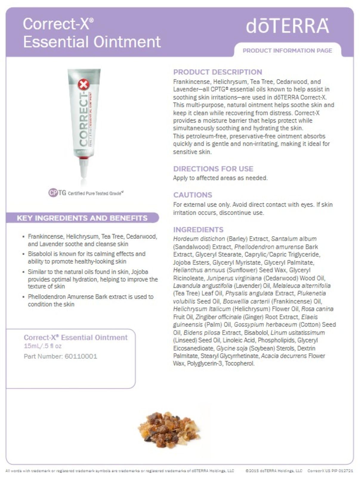 doTERRA Correct-X Essential Ointment
