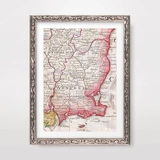 WEXFORD COUNTY IRELAND IRISH MAP VINTAGE ANTIQUE HISTORICAL ART PRINT POSTER Home Decor Wall Picture A4 A3 A2 (10 Sizes)
