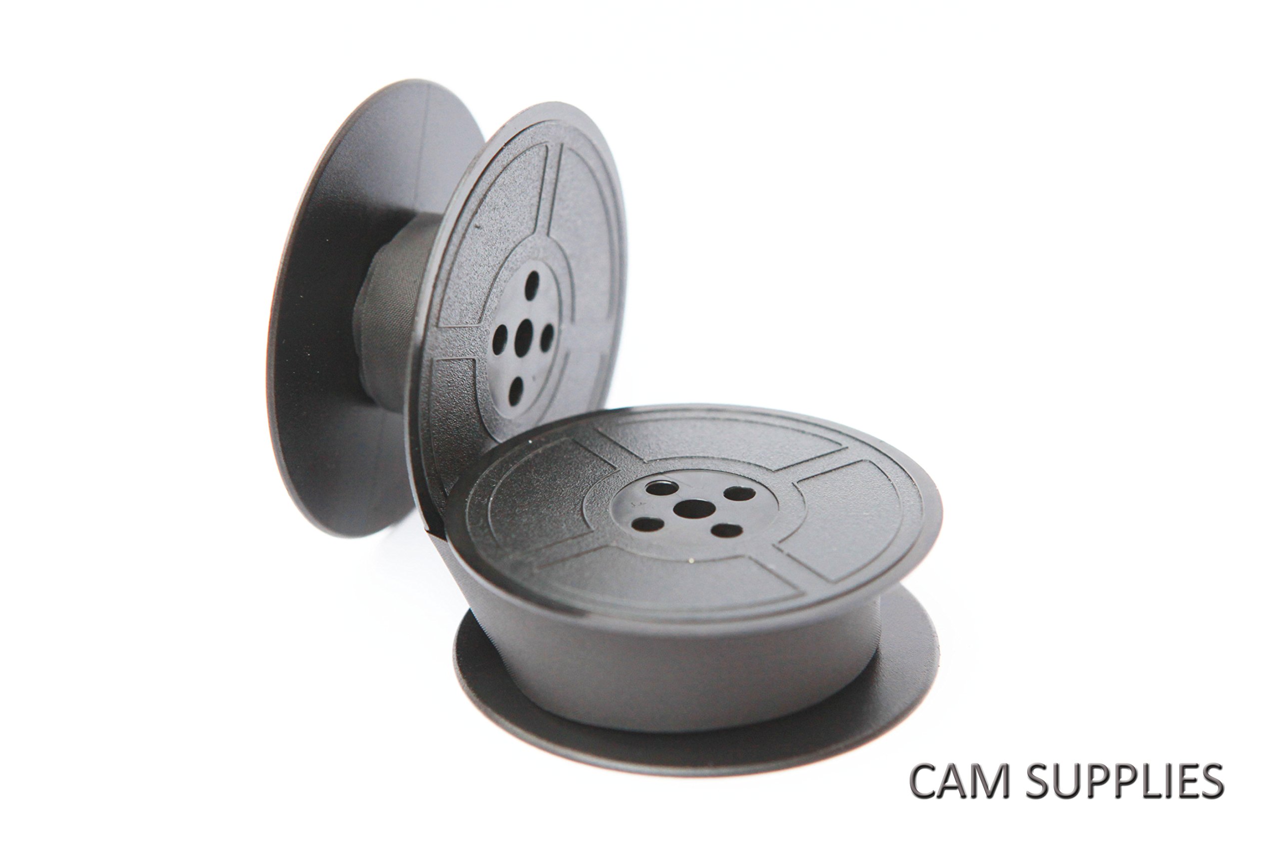 IMPERIAL SAFARI SIGNET TOP QUALITY-10 TYPEWRITER RIBBON TWIN SPOOL+EYELETS (Black)