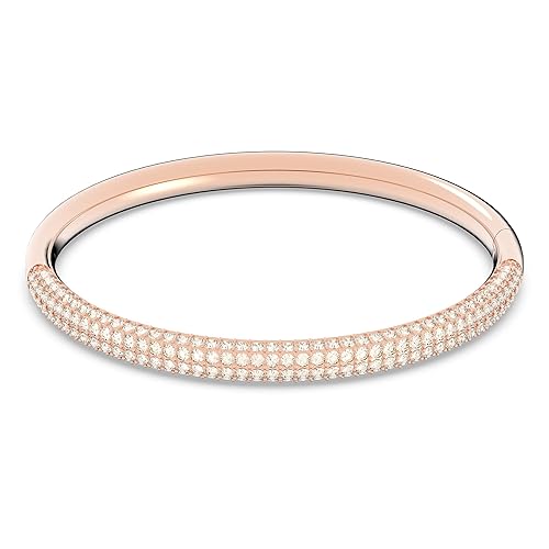 Swarovski Stone Collection Bracelet - Medium - Rose gold-tone PVD/White
