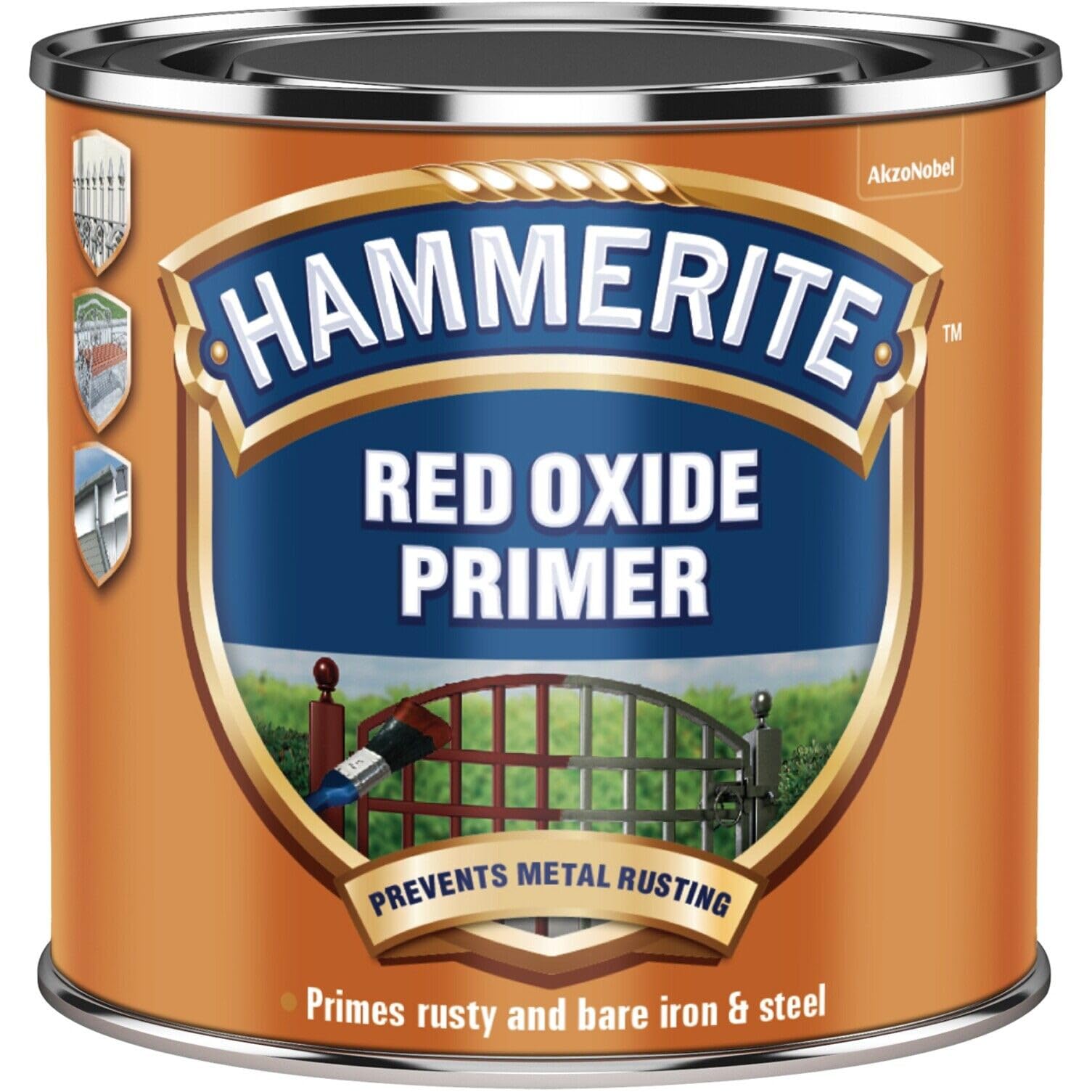 AMK® Hammerite 500ml Red Oxide Primer Paint for Bare Rusty Metal Iron & Steel