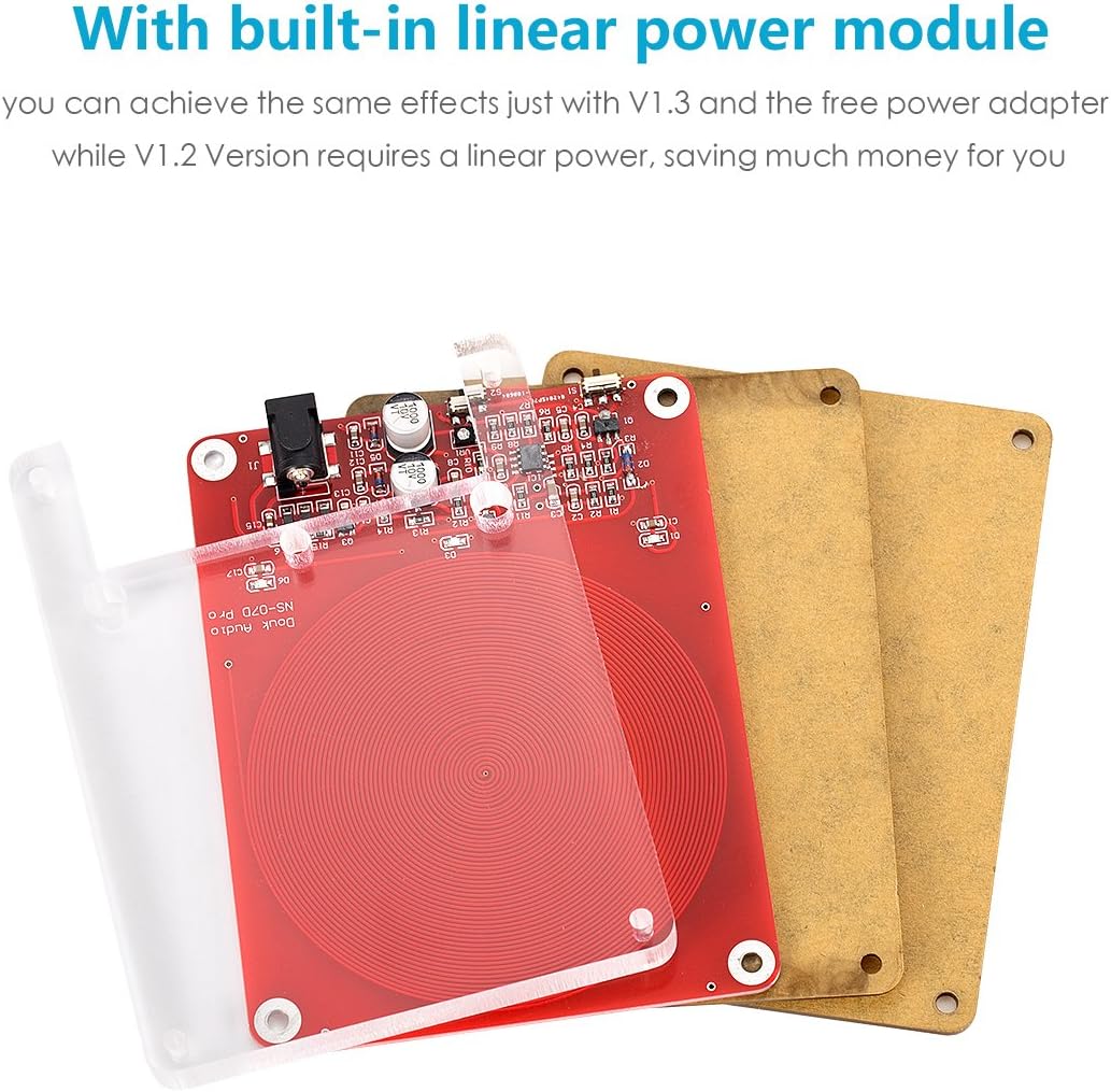 Vidinis view of the device showing the built-in linear power module.