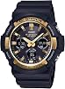 Casio G-Shock GAS100G-1A Tough Solar ResinStainless Steel Mens Watch Black