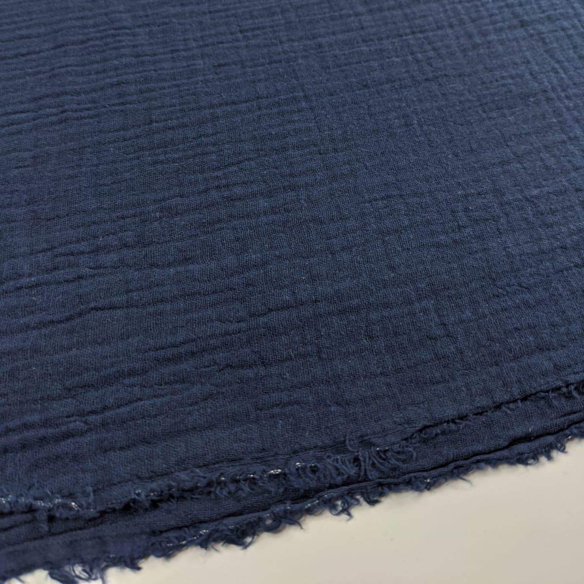 Double Gauze 100% Cotton Plain Fabric Dress Making Lightweight Muslin Baby Swaddle Blankets Scarves Summer Clothing | 53" - 135 cm Wide | per Metre (Taupe) — view 11