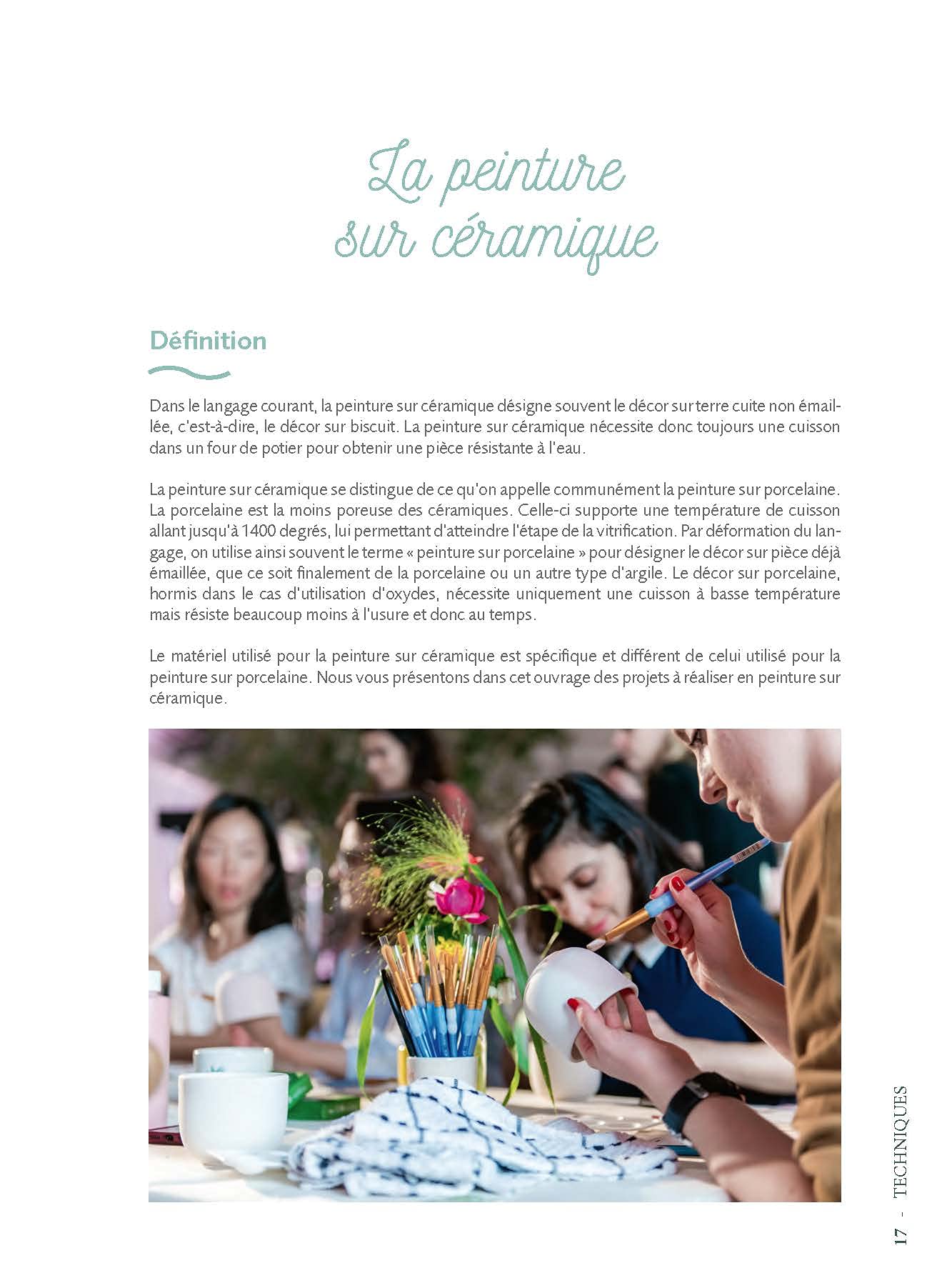 Peinture sur Céramique - 20 projets en pas-à-pas pour un lâcher prise créatif