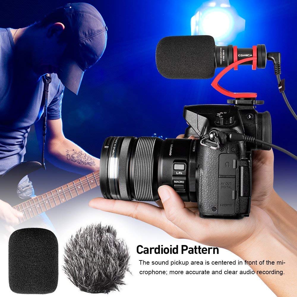 comica CVM-VM10II Mini Microphone pour Appareil Photo